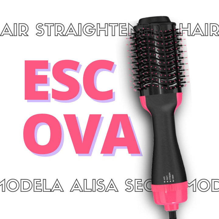 Escova Secadora e Modeladora Bivolt Hair Straightener Loja Condado
